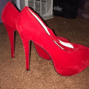 Red high heels